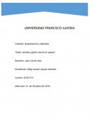 Organización y Planteaminetos. Quien llevo mi queso