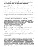 Cómo percibe las empresas de su entorno en un horizonte del 2050, por ejemplo, en el nuevo escenario global