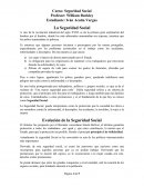 La Seguridad Social. Evolución de la Seguridad Social