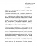 El desarrollo de la personalidad y su impacto en un futuro de la edad de los 6 a los 12 años