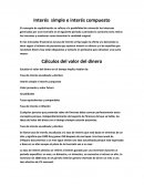Interés simple e interés compuesto