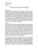 La escasez de valores en los adolescentes