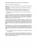 Metodologías de Mejores Prácticas para la administración de plataformas de TI