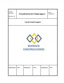 Procedimiento de trabajo seguro esmeril angular