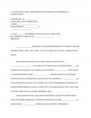 LA CONTUMACIA DEL OFRECIMIENTO DE PRUEBAS EN PODER DE LA CONTRAPARTE