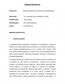 MEMORIA DESCRIPTIVA DISEÑO INTERIOR DE TIENDA DE CONVENIENCIA