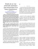 Diseño de un visor polarizado automatico para motocicletas (Con Sensor fotoeléctrico)