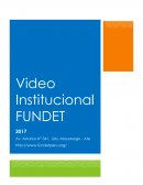 Video Institucional FUNDET