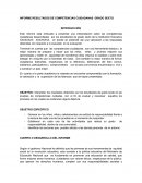 INFORME RESULTADOS DE COMPETENCIAS CUIDADANAS GRADO SEXTO
