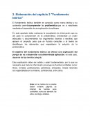 Elaboración del capítulo 2 "Fundamento teórico"