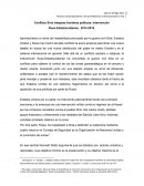 Conflicto Sirio traspasa fronteras políticas: Intervención Ruso-Estadounidense. 2014-2016..