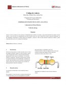 Laboratorio de Física Eléctrica Código de colores