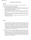 INTRODUCCIÓN A LOS RECURSOS HUMANOS