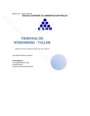 TRIBUNAL DE NÚREMBERG - TALLER