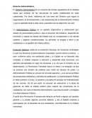 Derecho Administrativo es un conjunto de normas reguladoras de la realidad