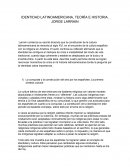 IDENTIDAD LATINOAMERICANA, TEORÌA E HISTORIA. JORGE LARRAIN