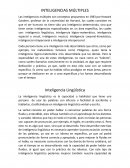 Las Inteligencias Múltiples son conceptos propuestos en 1983 por Howard Gardner