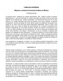 FAMILIAS DIVERSAS Mujeres y hombres formando familias en México