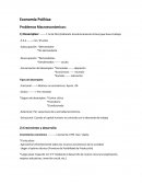 Economía Política: Problemas Macroeconómicos