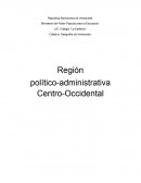 Región político-administrativa centro-occidental