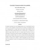 Gravedad y Energía mecánica de un péndulo