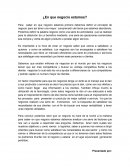 ¿En que negocio estamos?