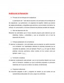 Analisis de una planeacion