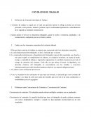 CONTRATOS DE TRABAJO Definición de Contrato Individual de Trabajo