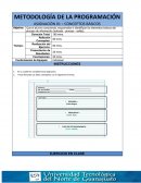 METODOLOGÍA DE LA PROGRAMACIÓN ASIGNACIÓN 01 – CONCEPTOS BÁSICOS
