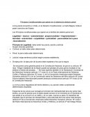 Principios constitucionales en derecho penal