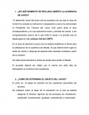 AUDIENCIA DE JUICIO ORAL ¿CÓMO SE DETERMINA EL OBJETO DEL JUICIO?
