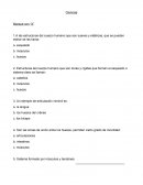 Ciencias examen . Cuerpo humano (sin resp