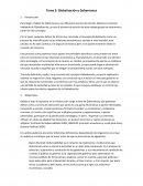 Tema 2: Globalización y Gobernanza