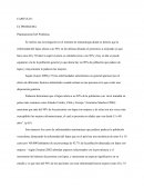 CAPITULO I EL PROBLEMA Planteamiento Del Problema