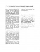El conocimiento desde el subjetivismo