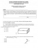 PRIMERA EVALUACIÓN DE FÍSICA B- IIT 2013-2014