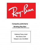 Campaña publicitaria Briefing Ray Ban
