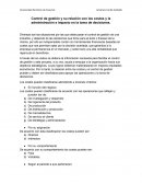 Control de gestión y su relación con los costos y la administración e impacto en la toma de decisiones