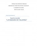 Proyecto huerto escolar L.N MARIANO DE TALAVERA