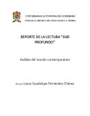 REPORTE DE LA LECTURA “SUR PROFUNDO”