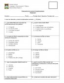 Evaluación de Lectura Complementaria “Ritalinda”