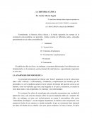 Formalmente, la historia clínica clásica y la hecha siguiendo las normas de la orientación psicosomática son parecidas. Ambas constan de diferentes partes, colocadas generalmente en un orden, preestablecido.