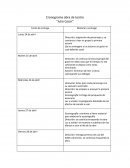 Cronograma obra de teatro “Julio Cesar”