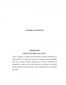 El Lenguaje y el Pensamiento