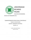 COMPORTAMIENTO ESTRUCTURAL DE MATERIALES