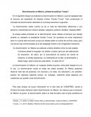 Discriminación en México ¿Aliada de políticas Trump?