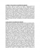 ORIGEN Y EVOLUCION DE LOS DERECHOS HUMANOS