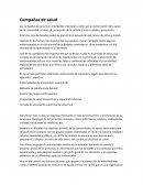 Campañas de salud.