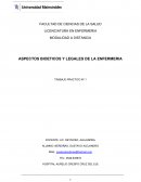 ASPECTOS BIOETICOS Y LEGALES DE LA ENFERMERIA
