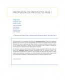 PROPUESTA DE PROYECTO FASE I